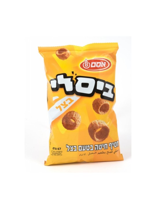 חטיף ביסלי בטעם בצל של אסם בגודל בינוני | חטיפים ישראלים